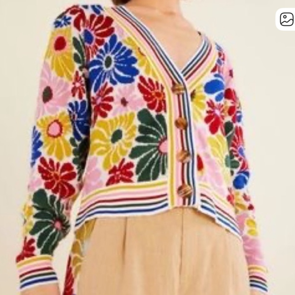 FARM Rio Floral Multicolor Cardigan